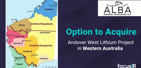Alba Acquires Option Over Andover West Lithium Project in Western Australia