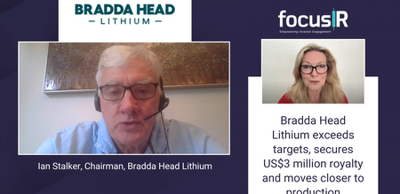 Bradda Head Lithium exceeds targets, secures US$3 million royalty and moves closer to production