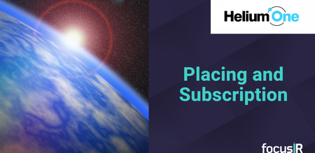 Helium One: Placing and Subscription