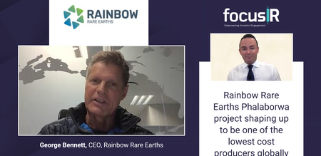 Rainbow Rare Earths Phalaborwa project shaping up to be one of the lowest cost producers globally