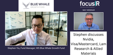 Stephen Yiu, FM at WS Blue Whale, discusses Nvidia, Visa/Mastercard, Lam Research & Allied Materials
