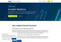 Beeks Financial Cloud Home Page