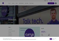 Currys Home Page