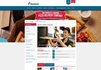 Dominos Home Page
