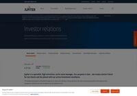 Jupiter Fund Management Home Page